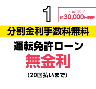 分割金利手数料0円