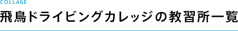 飛鳥ドライビングカレッジの教習所一覧